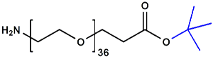 Picture of H<sub>2</sub>N-PEG<sub>36</sub>-CH<sub>2</sub>CH<sub>2</sub>COO<sup>t</sup>Bu