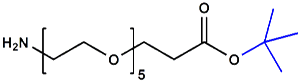 Picture of H<sub>2</sub>N-PEG<sub>5</sub>-CH<sub>2</sub>CH<sub>2</sub>COO<sup>t</sup>Bu