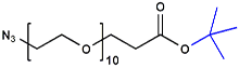 Picture of N<sub>3</sub>-PEG<sub>10</sub>- CH<sub>2</sub>CH<sub>2</sub>COO<sup>t</sup>Bu