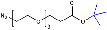 Picture of N<sub>3</sub>-PEG<sub>3</sub>- CH<sub>2</sub>CH<sub>2</sub>COO<sup>t</sup>Bu