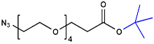 Picture of N<sub>3</sub>-PEG<sub>4</sub>- CH<sub>2</sub>CH<sub>2</sub>COO<sup>t</sup>Bu