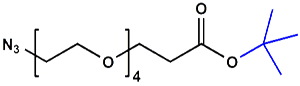 Picture of N<sub>3</sub>-PEG<sub>4</sub>- CH<sub>2</sub>CH<sub>2</sub>COO<sup>t</sup>Bu