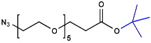 Picture of N<sub>3</sub>-PEG<sub>5</sub>- CH<sub>2</sub>CH<sub>2</sub>COO<sup>t</sup>Bu