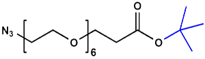 Picture of N<sub>3</sub>-PEG<sub>6</sub>- CH<sub>2</sub>CH<sub>2</sub>COO<sup>t</sup>Bu