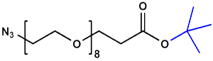 Picture of N<sub>3</sub>-PEG<sub>8</sub>- CH<sub>2</sub>CH<sub>2</sub>COO<sup>t</sup>Bu