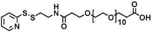 Picture of SPDP-PEG<sub>10</sub>-CH<sub>2</sub>CH<sub>2</sub>COOH