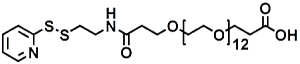 Picture of SPDP-PEG<sub>12</sub>-CH<sub>2</sub>CH<sub>2</sub>COOH