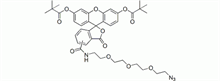 Picture of 5(6)-FAM PEG3 azide protected