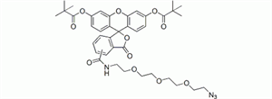 Picture of 5(6)-FAM PEG3 azide protected