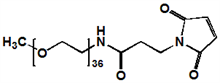 Picture of mPEG<sub>36</sub>-NH-Mal