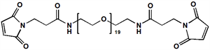 Picture of Mal-NH-PEG<sub>19</sub>-NH-Mal