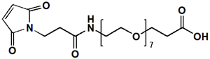 Picture of Mal-NH-PEG<sub>7</sub>-CH<sub>2</sub>CH<sub>2</sub>COOH