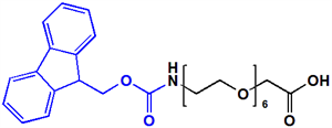 Picture of Fmoc-NH-PEG<sub>6</sub>- CH<sub>2</sub>COOH