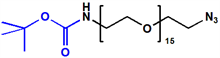 Picture of BocNH-PEG<sub>15</sub>-CH<sub>2</sub>CH<sub>2</sub>N<sub>3</sub>