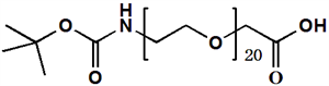 Picture of Boc-NH-PEG<sub>20</sub>-CH<sub>2</sub>CH<sub>2</sub>COOH