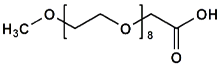 Picture of mPEG<sub>8</sub>-CH<sub>2</sub>COOH