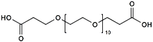 Picture of HOOCCH<sub>2</sub>CH<sub>2</sub>-PEG<sub>10</sub>-CH<sub>2</sub>CH<sub>2</sub>COOH