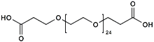 Picture of HOOCCH<sub>2</sub>CH<sub>2</sub>-PEG<sub>24</sub>-CH<sub>2</sub>CH<sub>2</sub>COOH