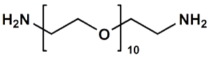 Picture of H<sub>2</sub>N-PEG<sub>10</sub>-CH<sub>2</sub>CH<sub>2</sub>NH<sub>2</sub>