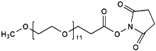 Picture of mPEG<sub>11</sub>-CH<sub>2</sub>CH<sub>2</sub>COONHS Ester