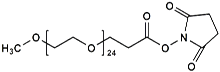 Picture of mPEG<sub>24</sub>-CH<sub>2</sub>CH<sub>2</sub>COONHS Ester