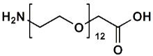 Picture of H<sub>2</sub>N-PEG<sub>12</sub>-CH<sub>2</sub>COOH