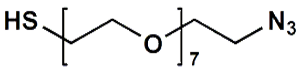 Picture of HS-PEG<sub>7</sub>-CH<sub>2</sub>CH<sub>2</sub>N<sub>3</sub>