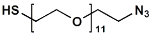 Picture of HS-PEG<sub>11</sub>-CH<sub>2</sub>CH<sub>2</sub>N<sub>3</sub>