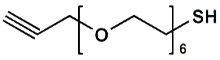 Picture of HC≡C-CH<sub>2</sub>-PEG<sub>6</sub>-SH