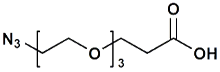 Picture of N<sub>3</sub>-PEG<sub>3</sub>-CH<sub>2</sub>CH<sub>2</sub>COOH