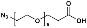 Picture of N<sub>3</sub>-PEG<sub>5</sub>-CH<sub>2</sub>CH<sub>2</sub>COOH