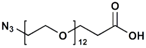 Picture of N<sub>3</sub>-PEG<sub>12</sub>-CH<sub>2</sub>CH<sub>2</sub>COOH