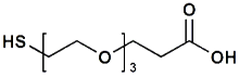 Picture of HS-PEG<sub>3</sub>-CH<sub>2</sub>CH<sub>2</sub>COOH