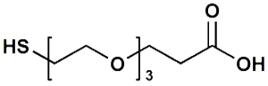 Picture of HS-PEG<sub>3</sub>-CH<sub>2</sub>CH<sub>2</sub>COOH