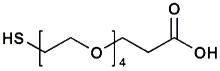 Picture of HS-PEG<sub>4</sub>-CH<sub>2</sub>CH<sub>2</sub>COOH 