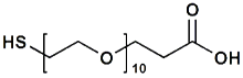 Picture of HS-PEG<sub>10</sub>-CH<sub>2</sub>CH<sub>2</sub>COOH