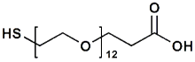 Picture of HS-PEG<sub>12</sub>-CH<sub>2</sub>CH<sub>2</sub>COOH