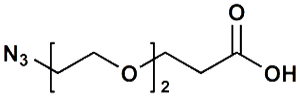 Picture of N<sub>3</sub>-PEG<sub>2</sub>-CH<sub>2</sub>CH<sub>2</sub>COOH