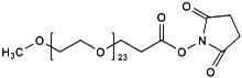 Picture of mPEG<sub>23</sub>-CH<sub>2</sub>CH<sub>2</sub>COONHS Ester