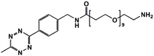 Picture of Methyltetrazine-amino-PEG<sub>9</sub>-amine