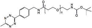 Picture of Methyltetrazine-amino-PEG<sub>8</sub>-CH<sub>2</sub>CH<sub>2</sub>NHBoc