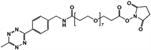 Picture of Methyltetrazine-amino-PEG<sub>7</sub>-CH<sub>2</sub>CH<sub>2</sub>COONHS