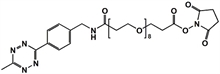 Picture of Methyltetrazine-amino-PEG<sub>8</sub>-CH<sub>2</sub>CH<sub>2</sub>COONHS