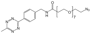 Picture of Methyltetrazine-amino-PEG<sub>7</sub>-azide