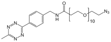 Picture of Methyltetrazine-amino-PEG<sub>10</sub>-azide