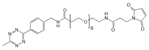 Picture of Methyltetrazine-amino-PEG<sub>6</sub>-CH<sub>2</sub>CH<sub>2</sub>NHMal