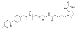 Picture of Methyltetrazine-amino-PEG<sub>11</sub>-Biotin