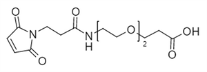 Picture of Maleimide-NH-PEG<sub>2</sub>-CH<sub>2</sub>CH<sub>2</sub>COOH