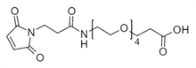 Picture of Maleimide-NH-PEG<sub>4</sub>-CH<sub>2</sub>CH<sub>2</sub>COOH