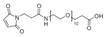 Picture of Maleimide-NH-PEG<sub>10</sub>-CH<sub>2</sub>CH<sub>2</sub>COOH